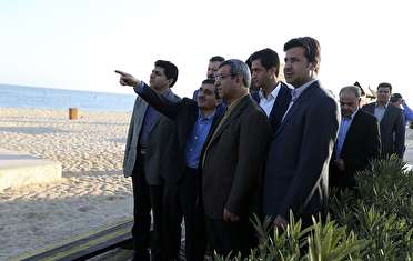 بازدید دکتر مظفری از پروژه های گردشگری و زیربنایی کیش