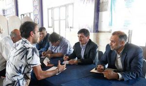 هفته دوم میز خدمت در کیش