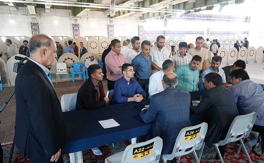 هفته دوم میز خدمت در کیش