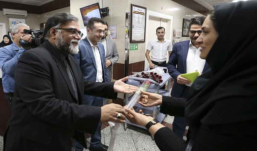 تجلیل از پرستاران بیمارستان کیش