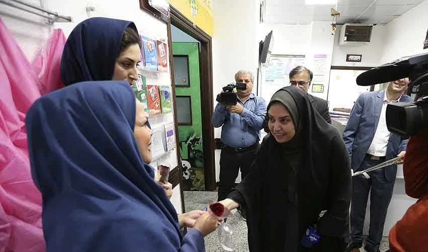 تجلیل از پرستاران بیمارستان کیش