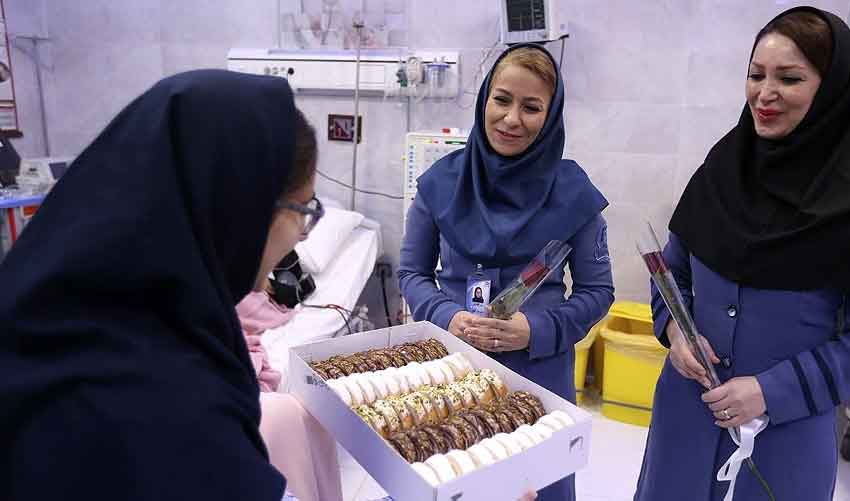 تجلیل از پرستاران بیمارستان کیش