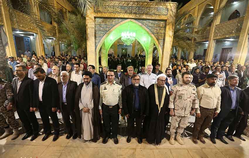 هفدهمین سالگرد خاکسپاری شهدای گمنام در کیش