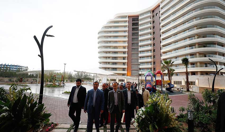 افتتاح مجموعه مسکونی پارسیس در کیش