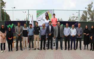 قهرمانی تیم تنیس دو نفره ایران