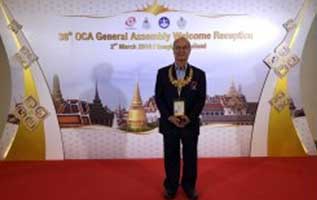 اعطای نشان ویژه شایستگی به بهرام افشارزاده