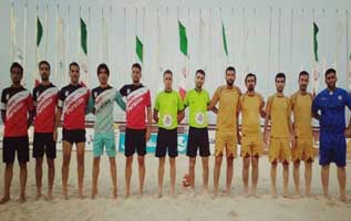 مسابقات فوتبال ساحلی جام فجر در کیش