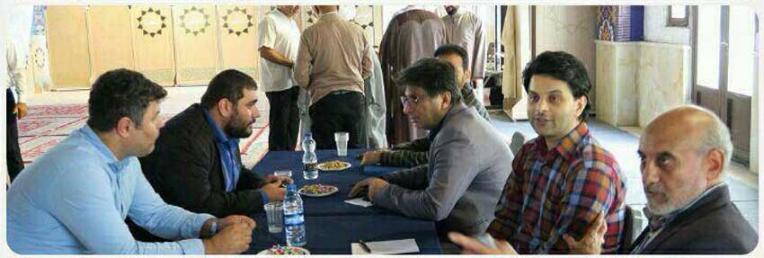 برگزاری میز خدمت در نماز جمعه کیش