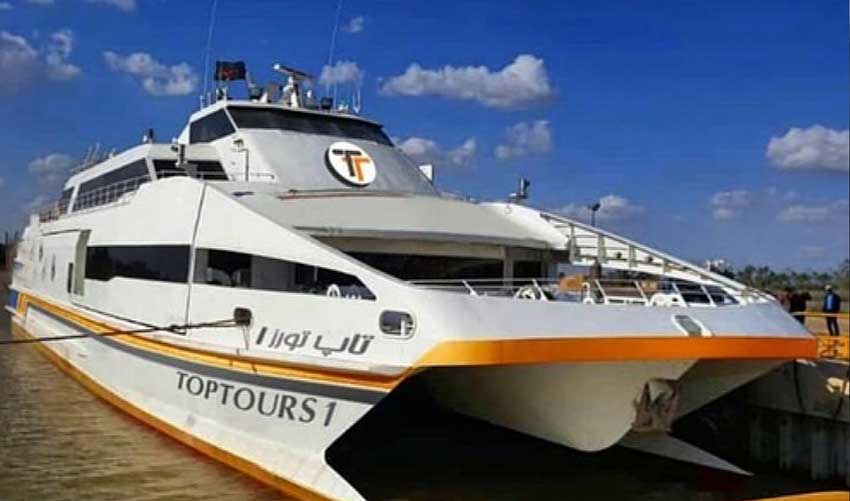 افتتاح کشتی گردشگری کاتاماران تاپ تورز 1