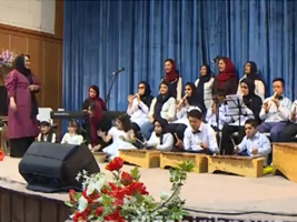 برگزاری کنسرت موسیقی کودکان آسمانی در کیش