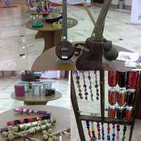 برگزاری نمایشگاه سازهای بازیافتی در کیش