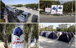 کمپهای نوروزی کیش میزبان ۲۸ هزار گردشگر