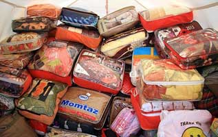 جمع آوری کمکهای مردمی کیش به سیل زدگان کشور