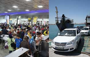 آمار گردشگران نوروزی کیش