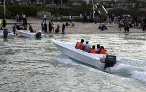 سواحل کیش پذیرای گردشگران نوروزی 