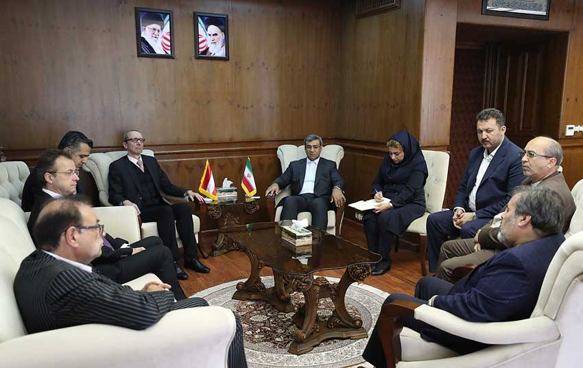 دیدار سفیر اتریش با دکتر مظفری