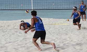 برگزاری مرحله دوم اردوی تیم ملی والیبال ساحلی در کیش