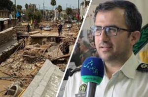 کمک سیصد میلیونی کارکنان پلیس کیش به سیل زدگان کشور