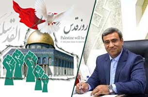 دعوت دکتر مظفری از ساکنان و گردشگران کیش برای شرکت در راهپیمایی روز قدس