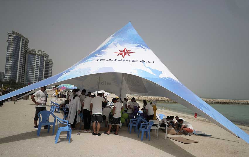 مسابقه ساخت و آب اندازی قایقهای مقوایی در کیش