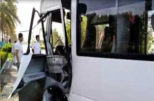 تصادف سرویس دانش آموزان در کیش