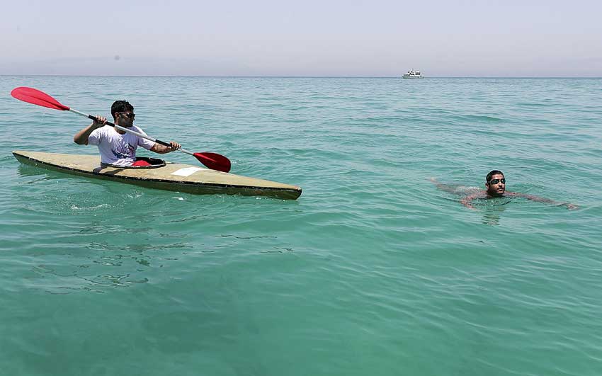 رکوردزنی شناگران منتخب کیش