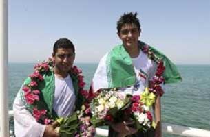 رکوردزنی شناگران منتخب کیش