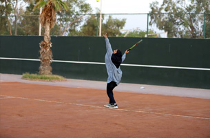 نفرات برتر مسابقات تنیس بانوان جام رمضان کیش