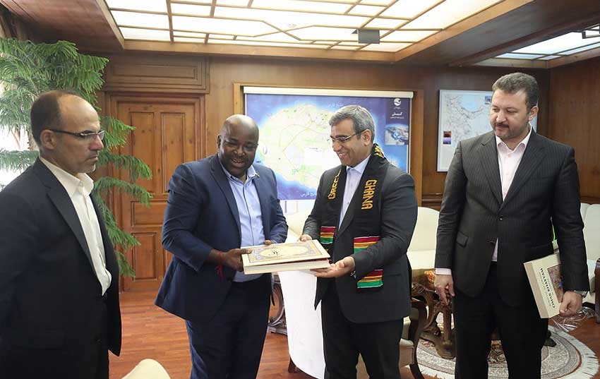 توسعه تجارت و گردشگری کیش و غنا