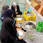 حفظ محیط زیست در سفره های ساده افطاری در کیش