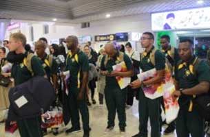 ورود تیم های خارجی مسابقات غواصی ارتش های جهان به کیش