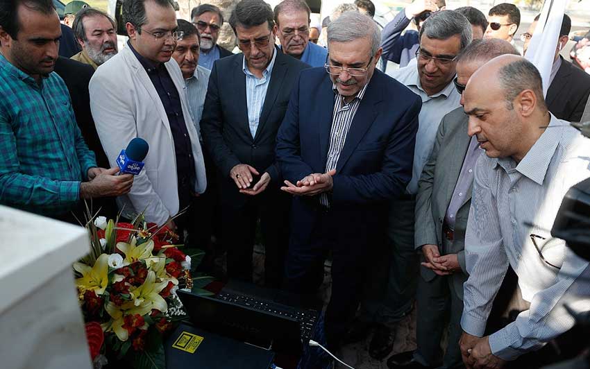 بهره برداری از پروژه های هفته دولت در کیش