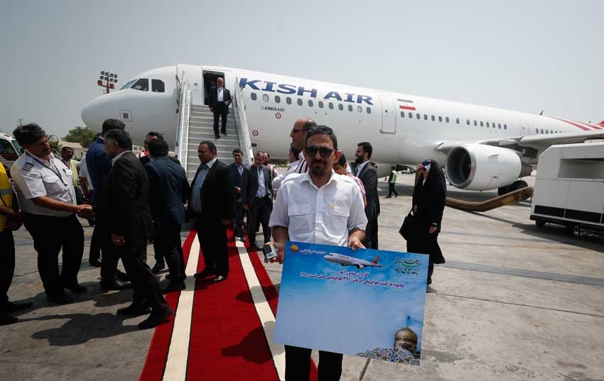 انجام نخستین پرواز داخلی از فرودگاه امام خمینی به کیش