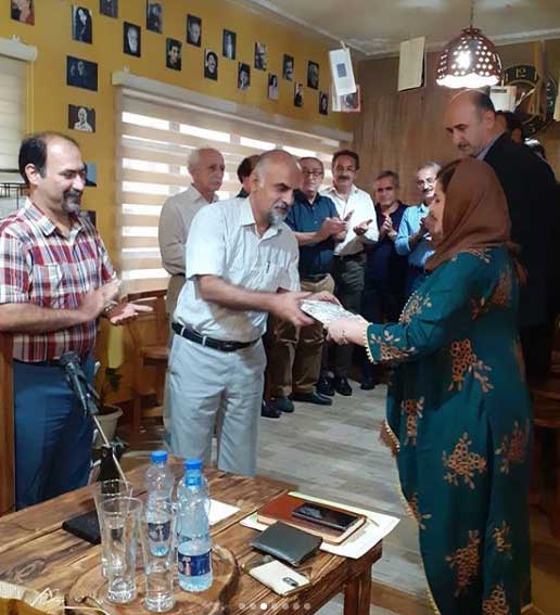 آیین رونمایی از کتاب ماه مقصود