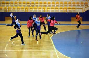 پیروزی تیم هندبال بانوان کیش ایر