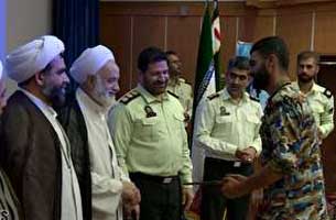 برگزاری مراسم تجلیل از سربازان نمونه در کیش