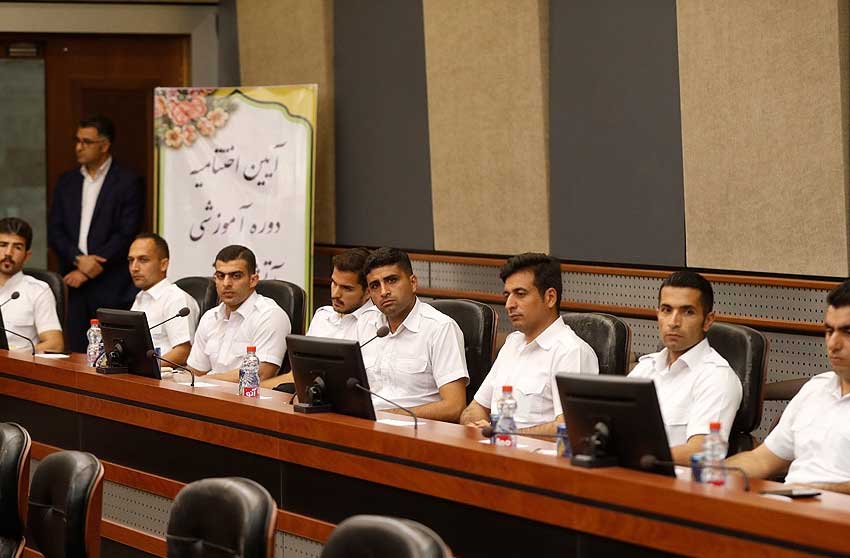 مراسم اختتامیه دوره آموزشی آتش نشانی و نجات فرودگاهی در کیش