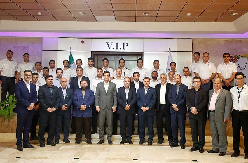 مراسم اختتامیه دوره آموزشی آتش نشانی و نجات فرودگاهی در کیش