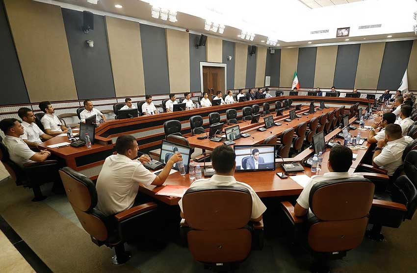 مراسم اختتامیه دوره آموزشی آتش نشانی و نجات فرودگاهی در کیش