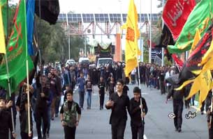 برگزاری تجمع باشکوه عزاداران فاطمی در جزیره کیش