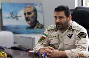 پیام تسلیت فرمانده انتظامی ویژه و پایگاه دریابانی کیش در پی شهادت سردار سلیمانی