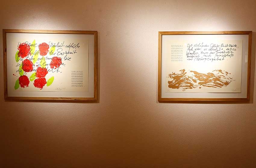 گشایش نمایشگاه کرنش به حافظ در کیش