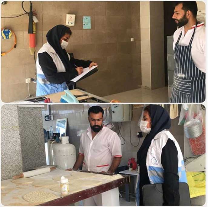 اقدامات کارشناسان مرکز توسعه سلامت کیش برای پیشگیری از شیوع کرونا