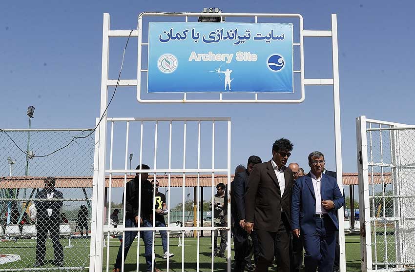 بازدید دکتر مظفری از اردوی ورزشکاران المپیک و پارالمپیک در کیش