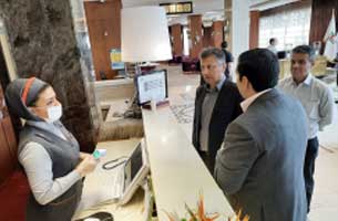 بازید مدیر نظارت بر خدمات و مراکز گردشگری کیش از هتل های جزیره