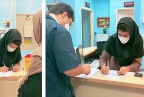 واکسیناسیون ۱۴۷ نفر از بیماران خاص در کیش