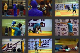 آخرین اردوی تیم ملی بوکس در کیش