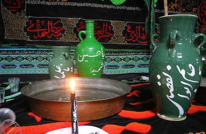 برگزاری مراسم سنتی طشت گذاری محرم در کیش