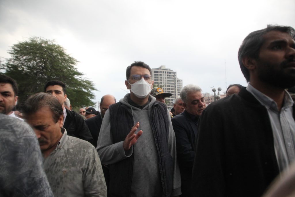 تشییع باشکوه پیکر شهید امنیت ستوان سوم امیرحسین ترکاشوند در کیش