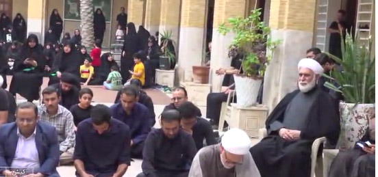 سوگواری ساکنان کیش در سوگ شهادت امام خامنه‌ای (ره)